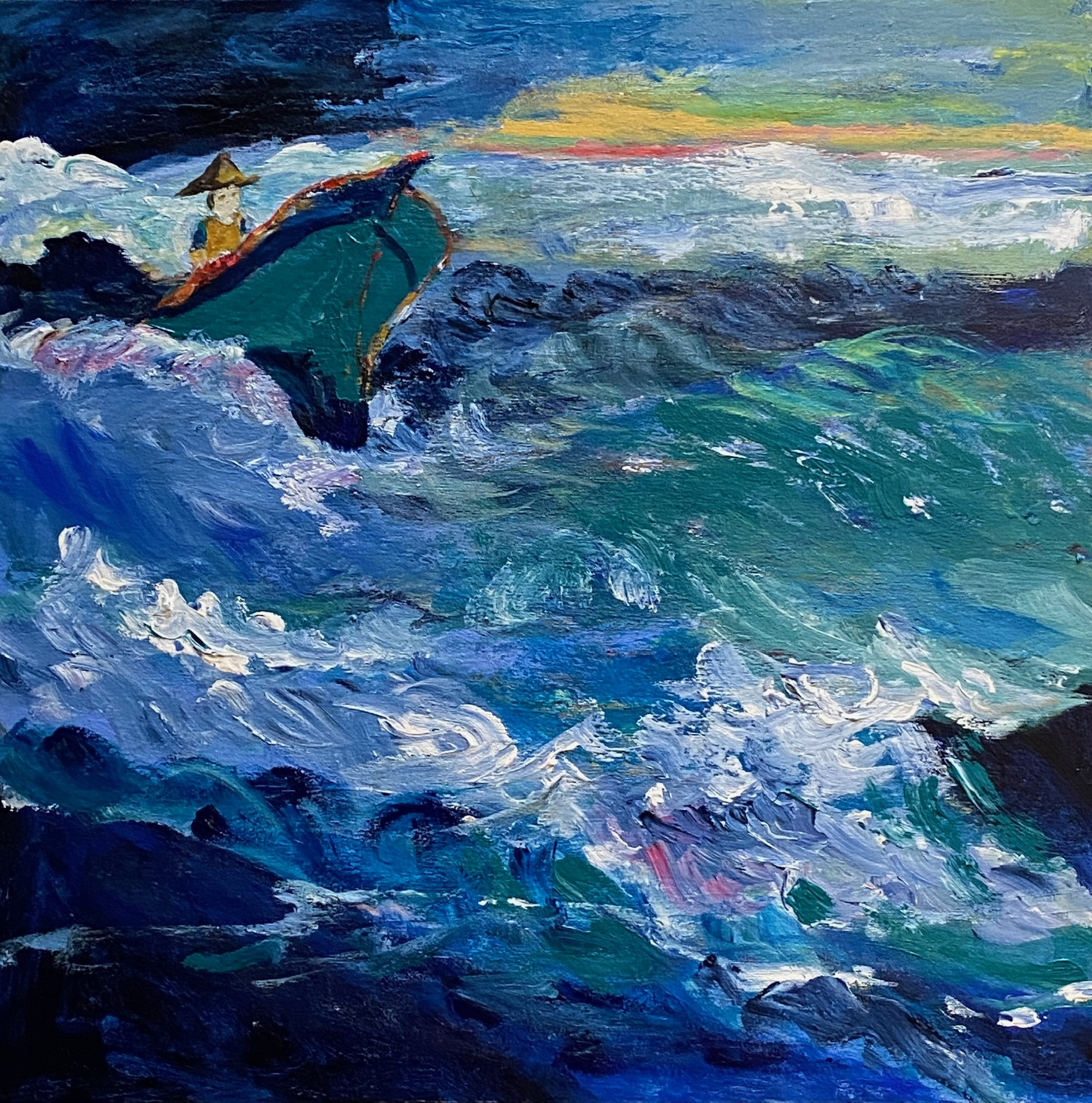 acrylic painting on canvas