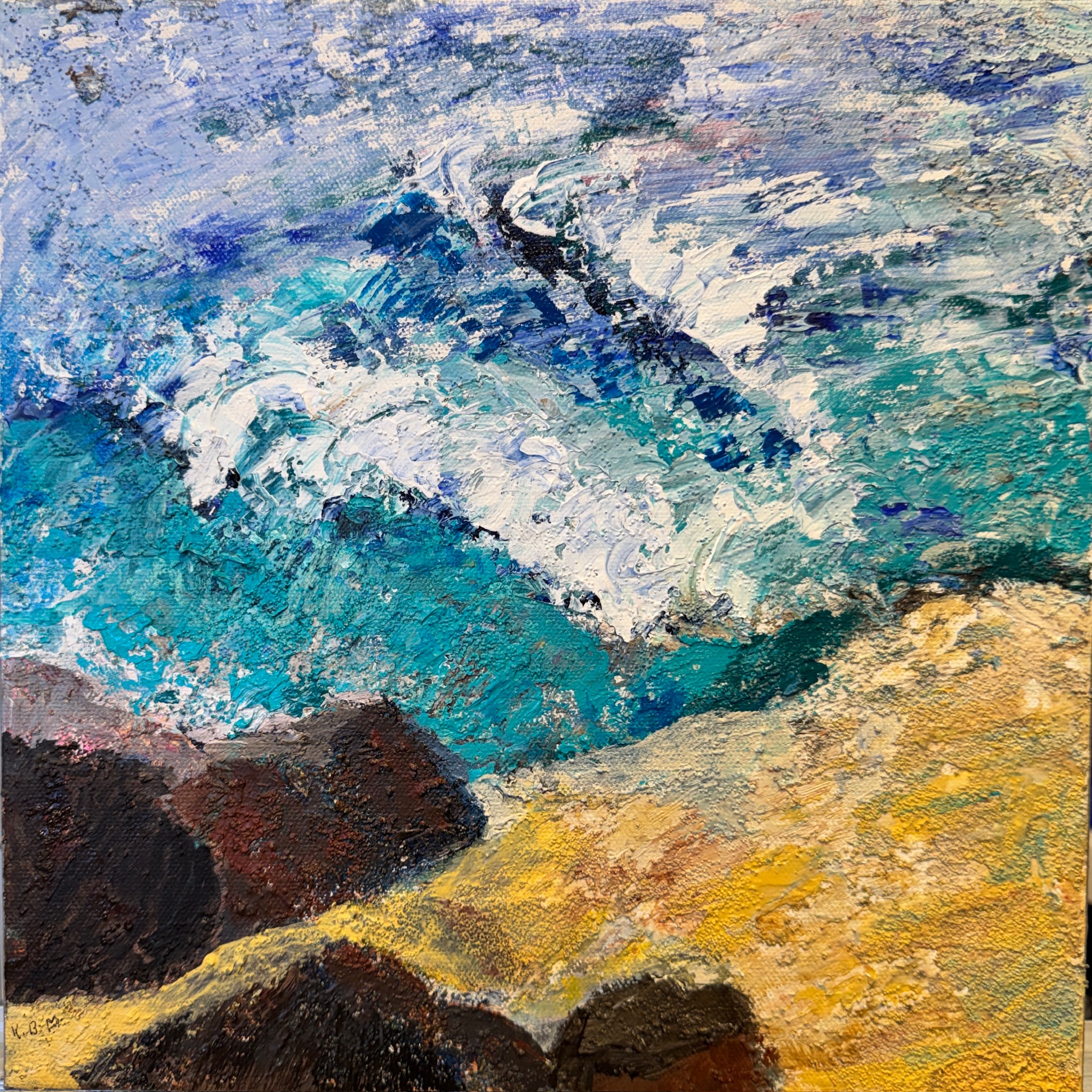 acrylic painting on canvas