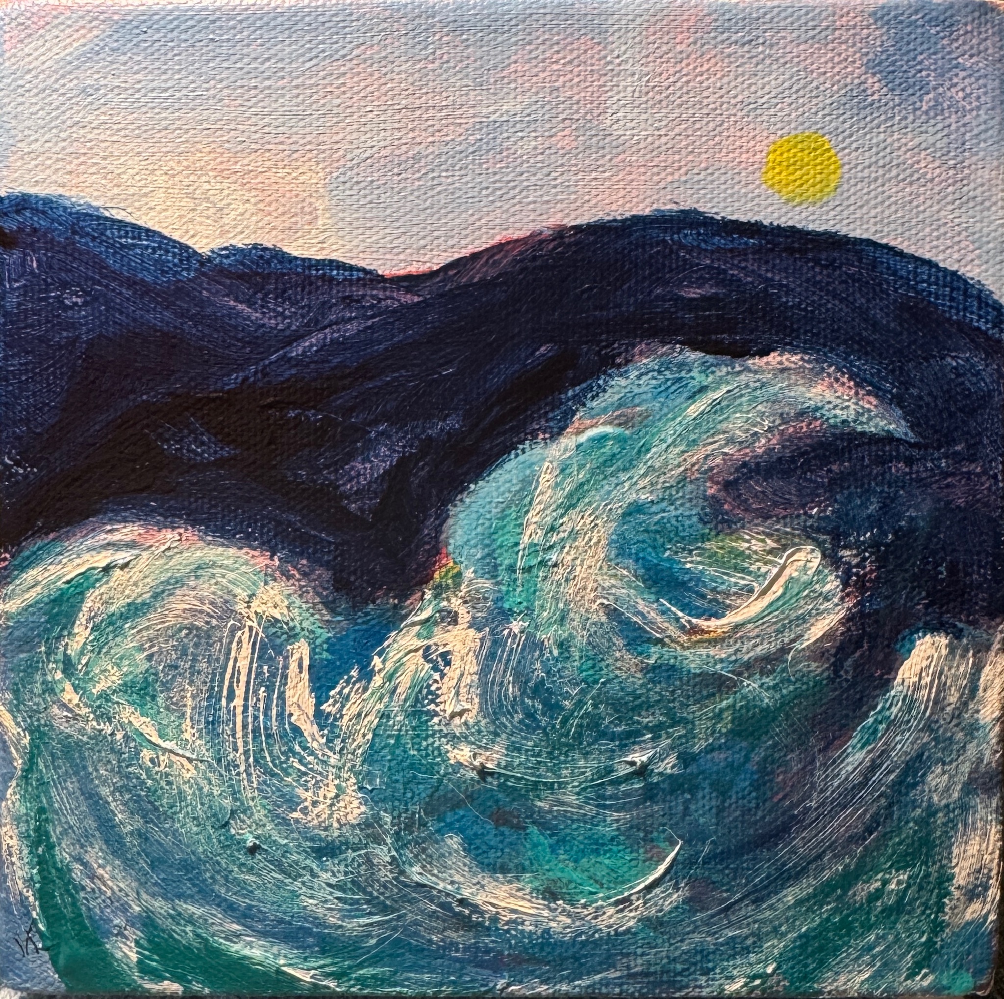 acrylic painting on canvas