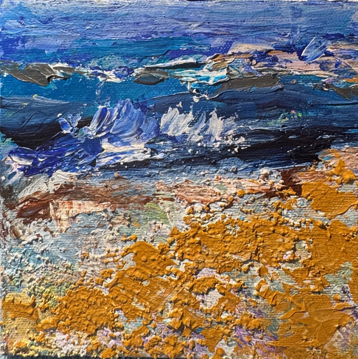 acrylic painting on canvas